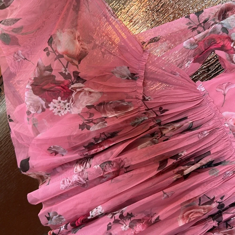 Ted Baker Valentina Floral Print Tulle Dress size 3t - Picture 9 of 13